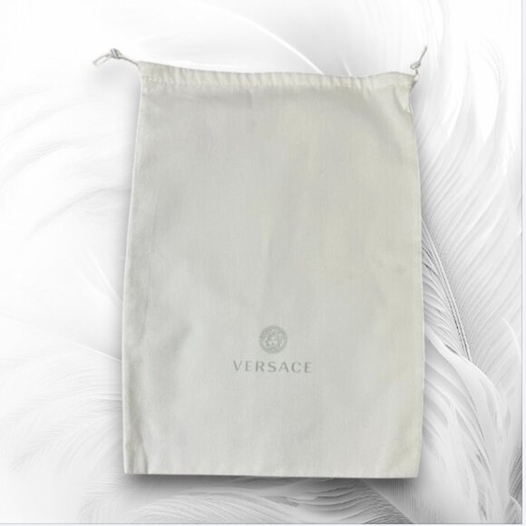 Versace Dust Bag Drawstring White Storage Case Size: 17 x 12 inch - Picture 1 of 3